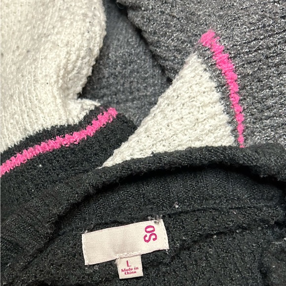 SO Brand Striped Knitted Sweater(s) SIZE L Juniors - Picture 5 of 9